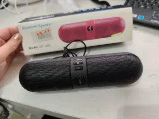 Altavoz Bluetooth BT-505 Negro/Rosa