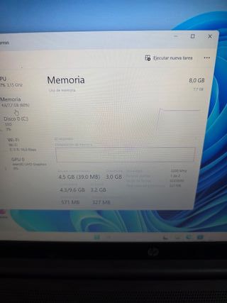 Ordenador portátil HP i3, DOCEAVA GENERACIÓN