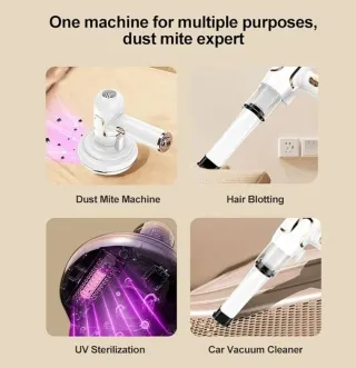 Aspirapolvere antiacari 3 in 1