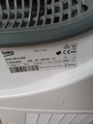 Secadora Beko 8kg A+++