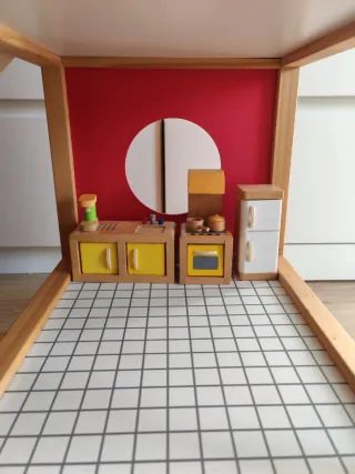 Casa de muñecas Hape de madera