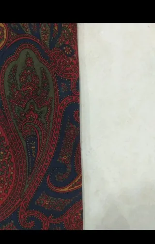 Corbata Paisley Roja y Azul