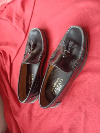 Mocasines Barrats Negros Piel Talla 42
