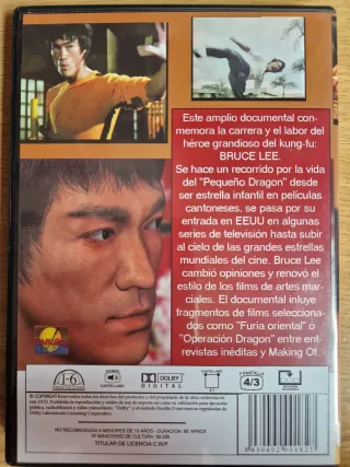 DVD La Leyenda de Bruce Lee