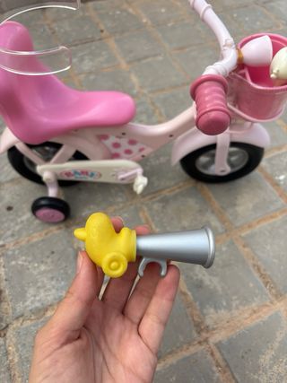 Bicicleta Baby Born Juguete Rosa