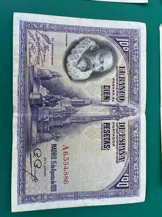 4 Billetes El Banco de España