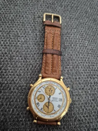 Orologio Seiko World Timer Oro Quarzo