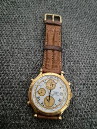 Orologio Seiko World Timer Oro Quarzo