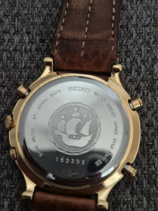 Orologio Seiko World Timer Oro Quarzo