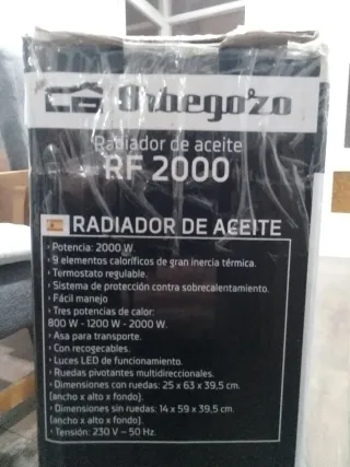 Radiador Aceite Orbegozo RF2000
