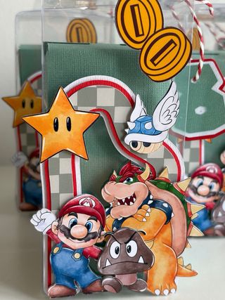 Caja Acetato Mario Bros