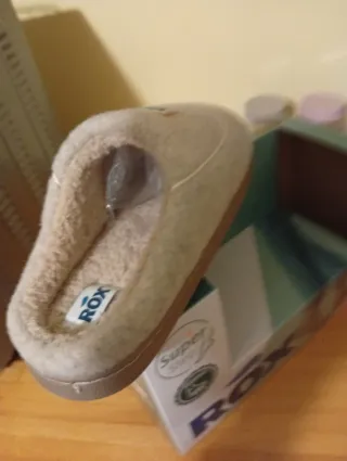 Pantofole uomo Rox beige in Memory foam