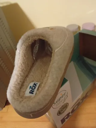 Pantofole uomo Rox beige in Memory foam