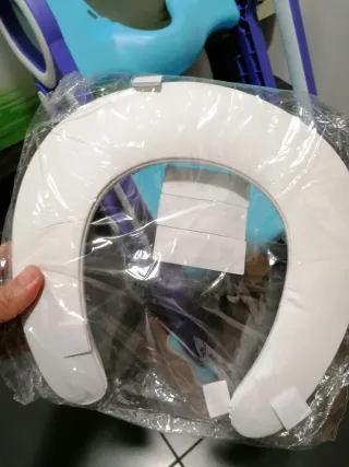 Adaptador WC niño escalón azul