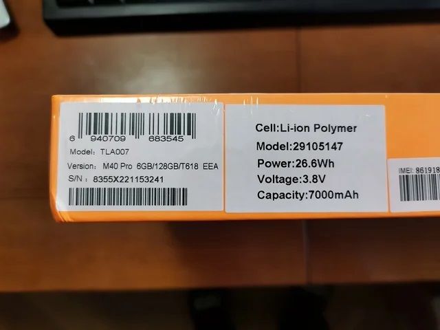 Tablet Teclast M40 Pro 6/128GB Bianco Nuovo