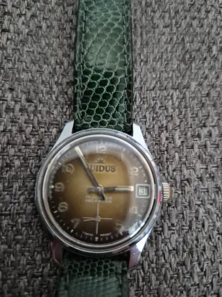 Orologio Oidus carica manuale verde