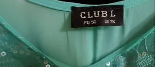 Vestido Fiesta Lentejuelas Turquesa