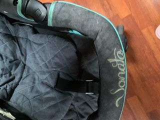 Silla de paseo bebé gris/turquesa. Sonata Caretero