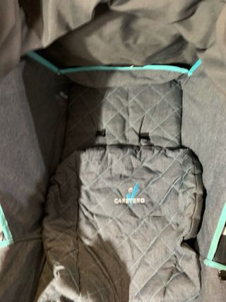 Silla de paseo bebé gris/turquesa. Sonata Caretero