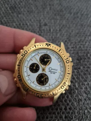 Orologio Caravelle Chronograph Oro Bianco