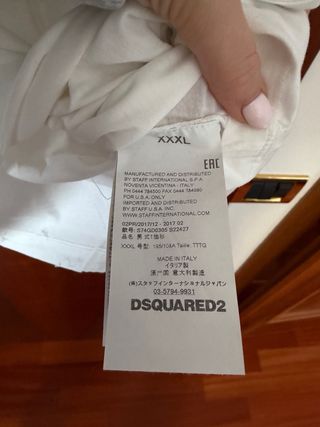 T-shirt Dsquared2 Icon bianca