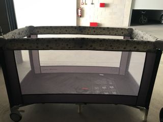 Cuna de viaje MS + colchón Ecus Kids air 120x60 cm