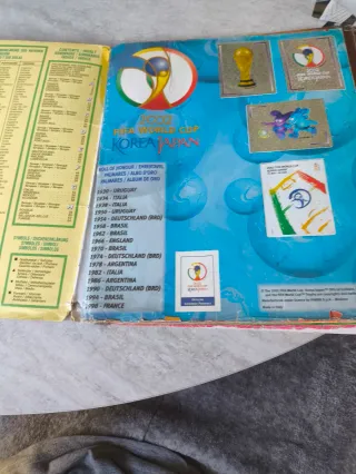 Álbum Panini Mundial Corea Japón 2002