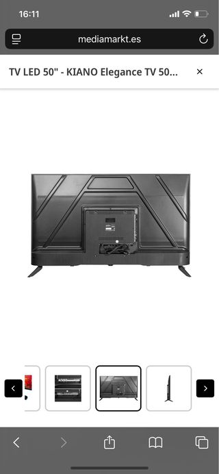 TV LED 50 Kiano Elegance UHD 4K