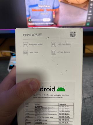 Oppo A73 5G 128GB Azul Oscuro