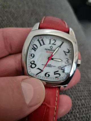 Orologio Spazio donna cinturino rosso