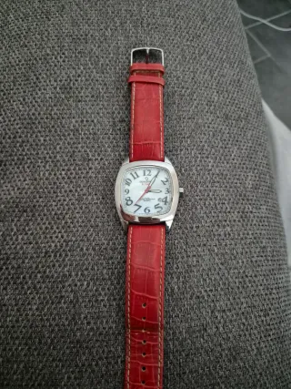 Orologio Spazio donna cinturino rosso
