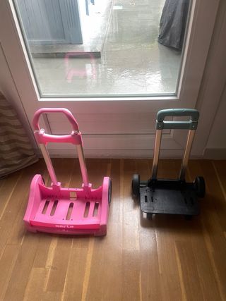 Carritos porta mochilas para niños