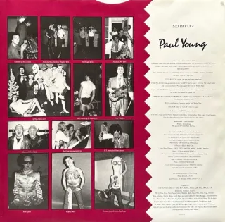 Paul Young No Parlez LP 12'' 33 RPM 1983