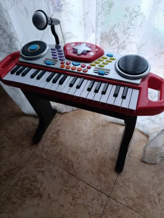 Teclado Infantil con Micrófono