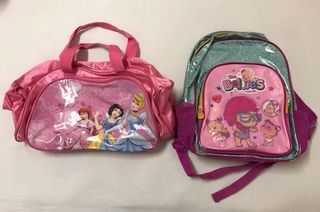 Mochila y Bolso infantil princesas