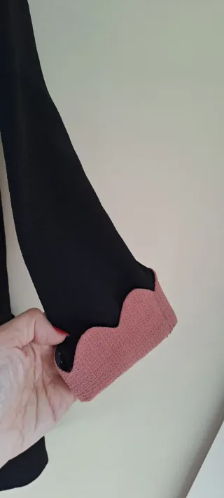 Vestido Pepa Loves Negro y Rosa Talla XS