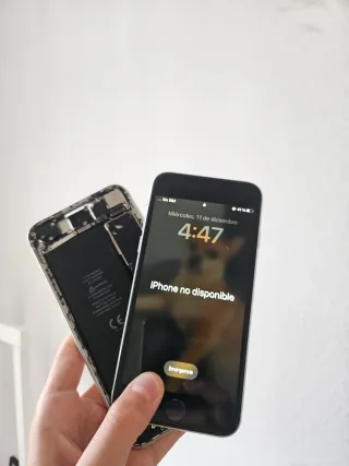 Lote 2 iPhone SE 2020 (Plata y Negro)