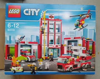 LEGO City 60110 Parque de Bomberos 90% Completo
