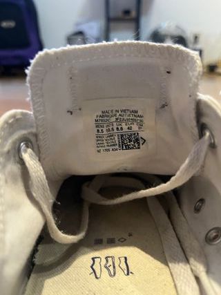 Converse All Star Blancas Talla 42