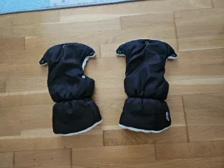 Manoplas para silla de bebé negras