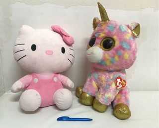 Peluche Hello Kitty y Unicornio