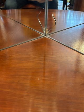 Vitrina Esquinera Cristal, espejo y Madera