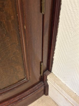 Vitrina Esquinera Cristal, espejo y Madera