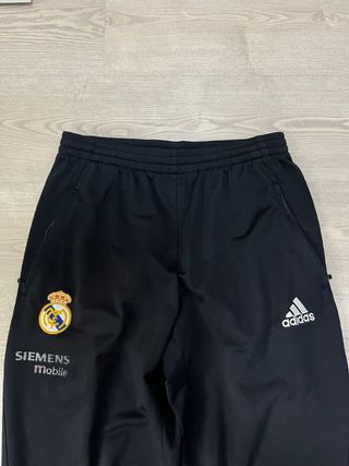 Chándal Adidas Real Madrid Negro Blanco