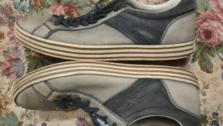 Scarpe Hogan uomo blu/grigie