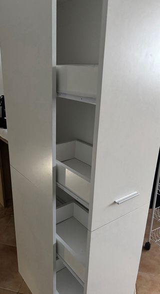 Armario extraíble blanco