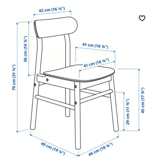 Silla IKEA verde madera, sola o conjunto