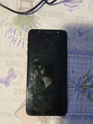 Samsung A6 Plus nero con cavo