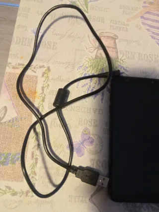 Samsung A6 Plus nero con cavo