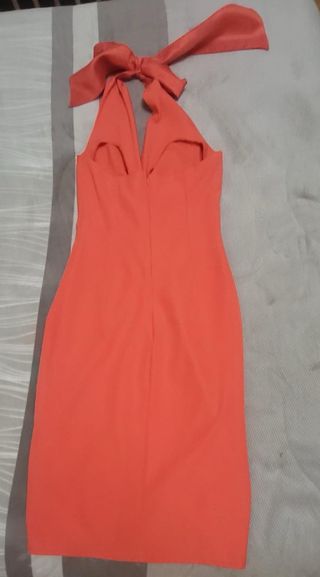 Vestido de fiesta naranja